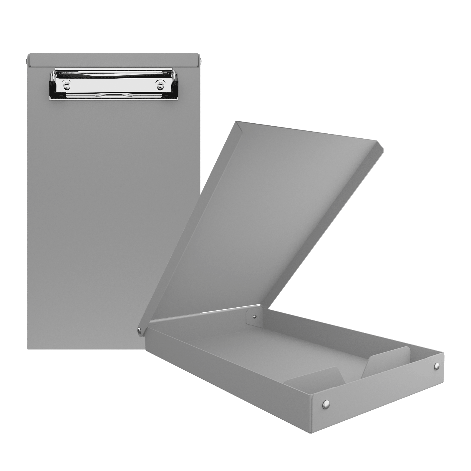 Aluminum Memo Storage Clipboard Black